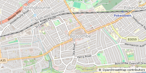 Map of Bournemouth