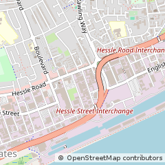 Map of Kingston Upon Hull, East Yorkshire