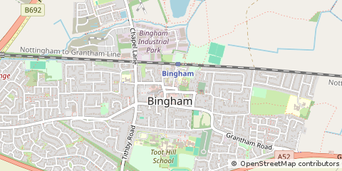 Map of Nottingham