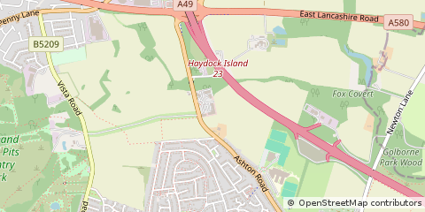 Map of Newton-LE-Willows