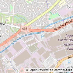 Map of Birmingham, West Midlands