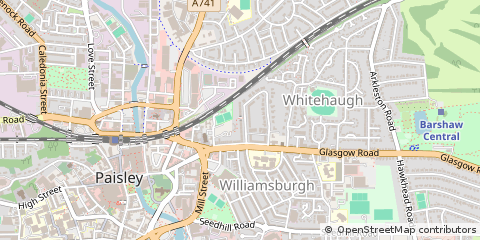 Map of Paisley