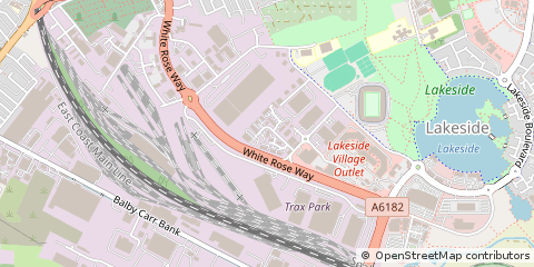 Map of Doncaster