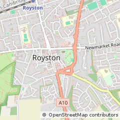 Map of Royston, Hertfordshire