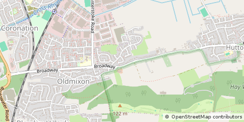 Map of Hutton, N Somerset