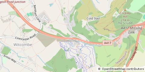 Map of Gloucester, Gloucestershire
