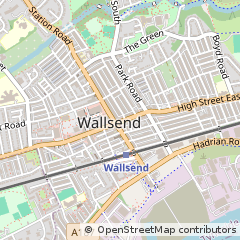 Map of Wallsend