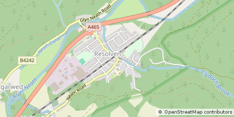 Map of Neath