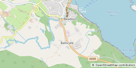 Map of Isle of Mull, Argyll