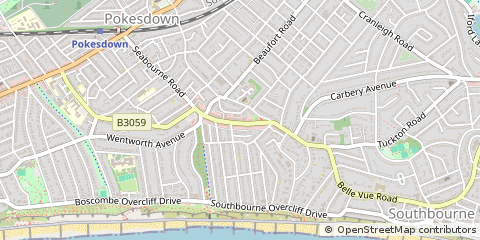 Map of Bournemouth