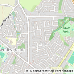 Map of Solihull