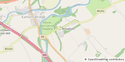 Map of Penrith, Cumbria