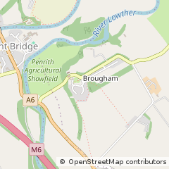Map of Penrith, Cumbria