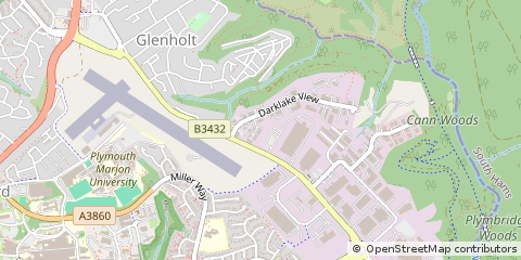 Map of Plymouth, Devon