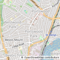 Map of Southampton, Hampshire