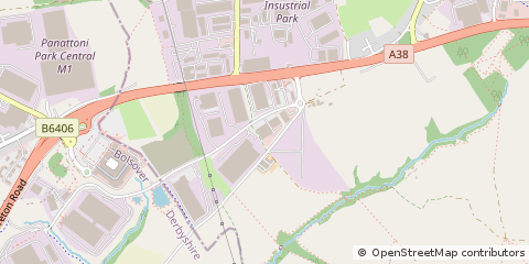 Map of Sutton-in-Ashfield, Nottinghamshire