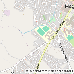 Map of Magherafelt, CO. Londonderry