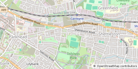Map of Glasgow