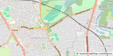 Map of Manchester, Greater Manchester