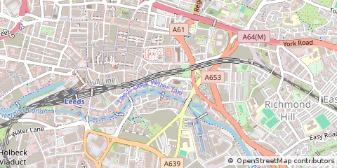 Map of West Yorkshire