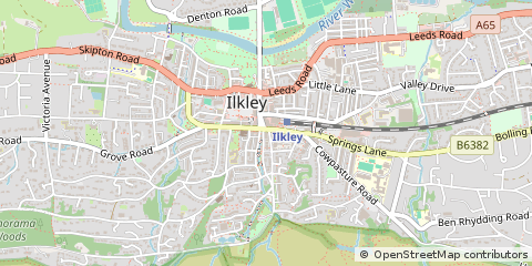Map of West Yorkshire