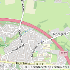Map of Southampton, Hampshire