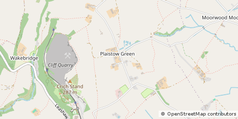 Map of Matlock, Derbyshire