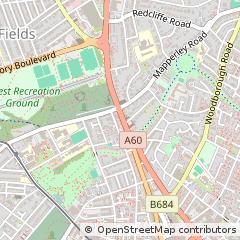 Map of Nottingham
