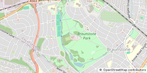 Map of Leicester