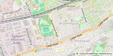 Map of Edinburgh, Midlothian