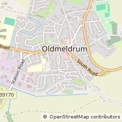 Map of Inverurie, Aberdeenshire