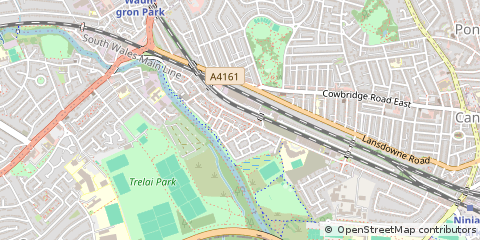 Map of Cardiff