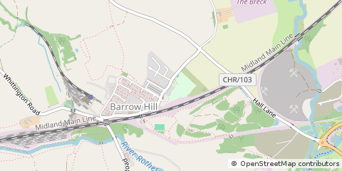 Map of Chesterfield
