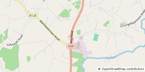Map of MOY Road, Armagh