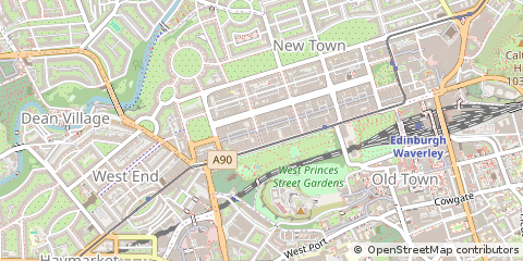 Map of Edinburgh