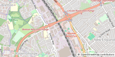 Map of Peterborough