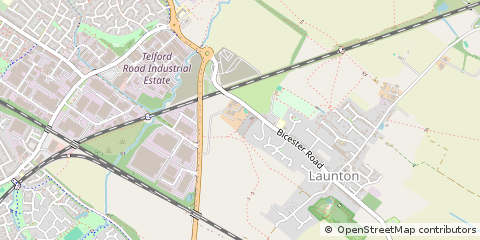 Map of Bicester, Oxon