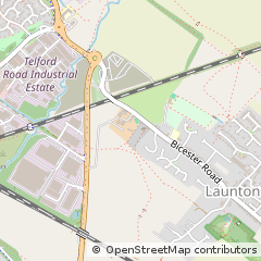 Map of Bicester, Oxon