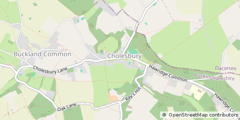 Map of Tring, Hertfordshire