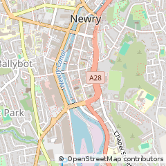 Map of Newry, Down