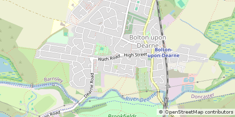 Map of Rotherham