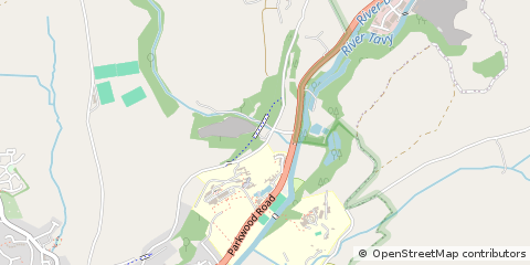 Map of Tavistock, Devon