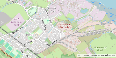 Map of Southampton, Hampshire