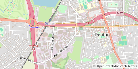 Map of Manchester