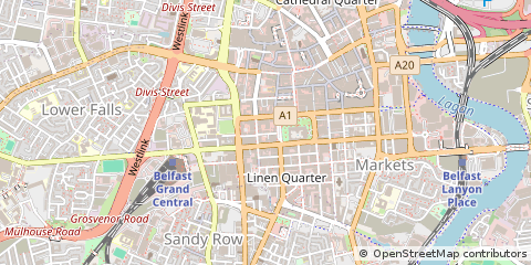 Map of Belfast