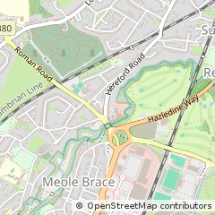 Map of Shrewsbury