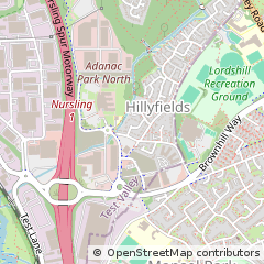 Map of Southampton, Hampshire