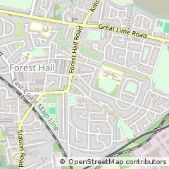 Map of Newcastle Upon Tyne