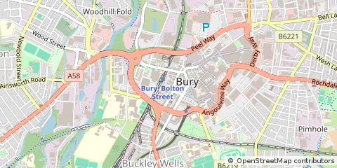 Map of Bury