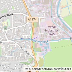 Map of Beverley, East Yorkshire